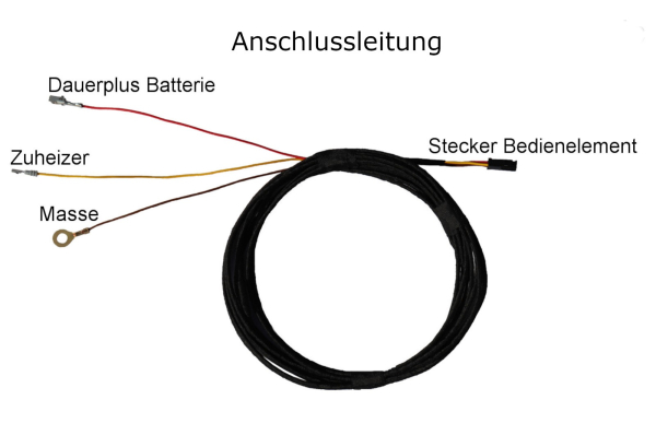 Fernbedienungserweiterung für VW T5 2004 - 2009 mit ab Werk verbauter Luftstandheizung