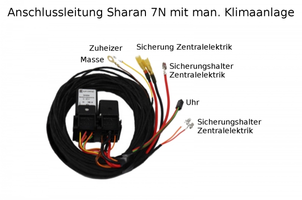 Umrüstsatz zur Standheizung für VW Sharan 7N - cum-cartec ...